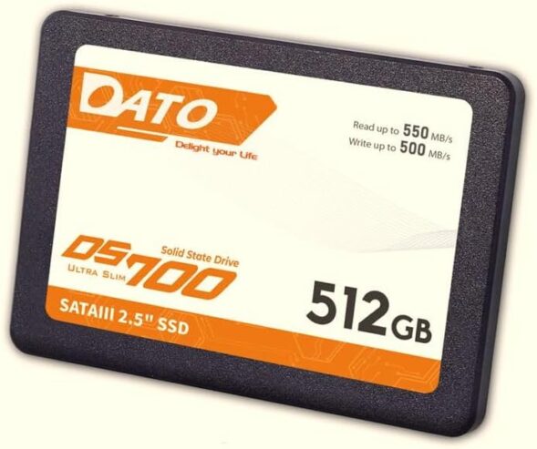 DATO SOLID STATE DRIVE SSD DS700 SATA3 2.5″ STORAGE DRIVE (512 GB)