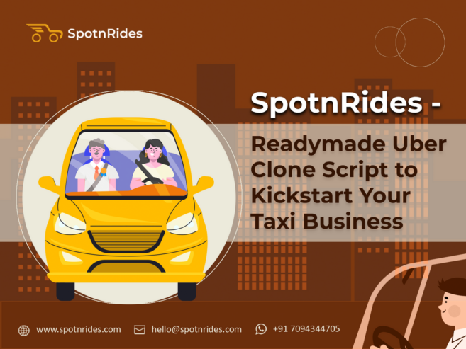 Taxi App Development Solutions for Modern Entrepreneurs – SpotnRides!